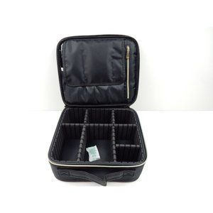 Relavel Travel Makeup Train Case Cosmetic Organizer Portable Storage Bag